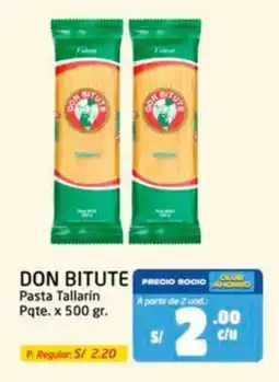 MaxiAhorro Don Bitute pasta tallarín oferta