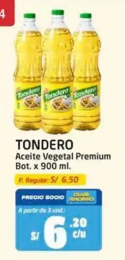 MaxiAhorro Tondero Aceite Vegetal Premium oferta