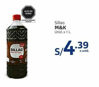 Makro Sillao m&k unid. x 1 l oferta