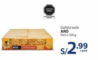 Makro Galleta soda aro pack x 500 g. oferta