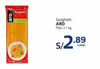 Makro Spaghetti aro pqte. x 1 kg. oferta