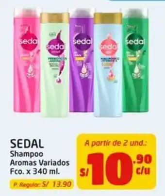 Sedal Shampoo Aromas Variados