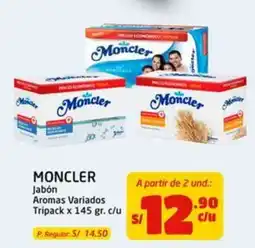 MaxiAhorro Moncler jabón aromas variados oferta
