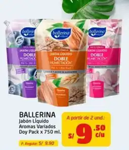 MaxiAhorro Ballerina jabón líquido aromas variados oferta