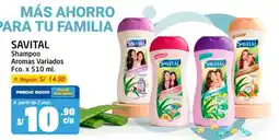 MaxiAhorro Savital Shampoo Aromas Variados oferta