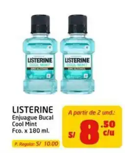 MaxiAhorro Listerine enjuague bucal cool mint oferta