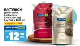 MaxiAhorro Bacterion jabón líquido antibacterial aromas variados oferta