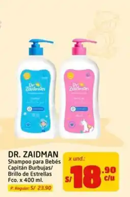 MaxiAhorro Dr. Zaidman Shampoo para Bebés Capitán Burbujas/Brillo de Estrellas oferta