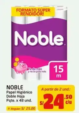 MaxiAhorro Noble Papel Higiénico Doble Hoja oferta