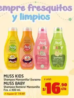 MaxiAhorro Muss kids muss baby shampoo oferta