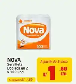 MaxiAhorro Nova servilleta doblada en 2 oferta