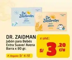 MaxiAhorro Dr. Zaidman jabón para bebés extra suave/avena oferta