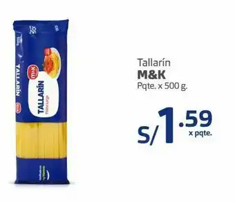 Makro Tallarín m&k pqte. x 500 g. oferta