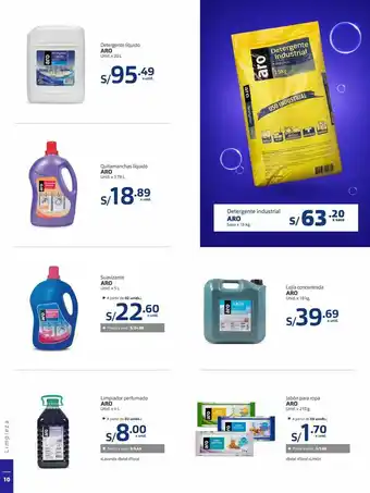 Makro Detergente aro oferta