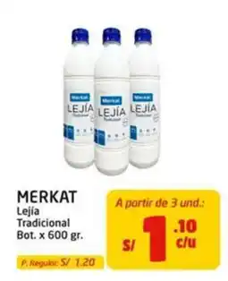 MaxiAhorro Merkat lejía tradicional oferta