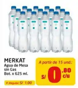 MaxiAhorro Merkat Agua de Mesa sin Gas oferta