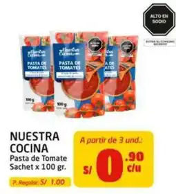MaxiAhorro Nuestra Cocina Pasta de Tomate oferta