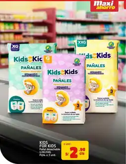 MaxiAhorro Kids for Kids Pañal desechable G/XG/XXG oferta
