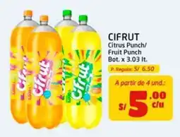 MaxiAhorro Cifrut Citrus Punch/ Fruit Punch oferta