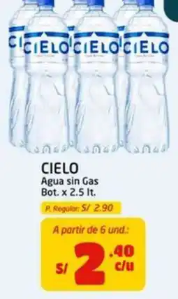 MaxiAhorro Cielo Agua sin Gas oferta