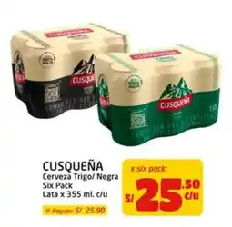MaxiAhorro Cusqueña Cerveza Trigo/ Negra oferta