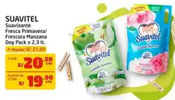 MaxiAhorro Suavitel Suavizante Fresca Primavera/ Frescura Manzana oferta