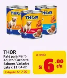 MaxiAhorro Thor paté para perro adulto/cachorro sabores variados oferta