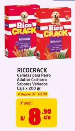 MaxiAhorro Rico Crack Galletas para Perro Adulto/ Cachorro Sabores Variados oferta