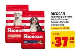 MaxiAhorro Ricocan Alimento para Perro Adulto/Cachorro Sabores Variados oferta