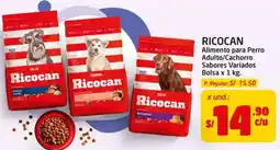MaxiAhorro Ricocan Alimento para Perro Adulto/Cachorro Sabores Variados oferta