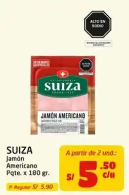 MaxiAhorro Suiza jamón americano oferta