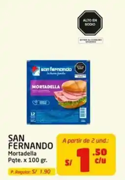 MaxiAhorro San Fernando mortadella oferta