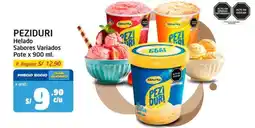 MaxiAhorro Pezi Duri helado sabores variados oferta