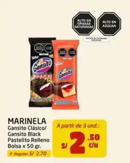 MaxiAhorro Marinela Gansito Clásico Gansito Black Pastelito Relleno oferta