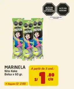 MaxiAhorro Marinela Nito Keke oferta