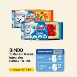 MaxiAhorro Bimbo tostadas clasicas integrales oferta