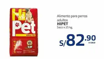 Makro Alimento para perros adultos hipet saco x 25 kg oferta