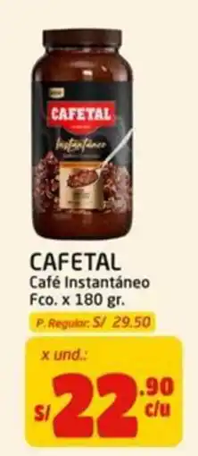 MaxiAhorro Cafetal café instantáneo oferta