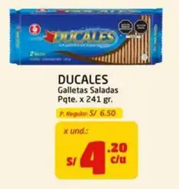 MaxiAhorro Ducales galletas saladas oferta