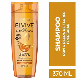 Tottus Shampoo óleo extraordinario para cabello seco 370 ml oferta