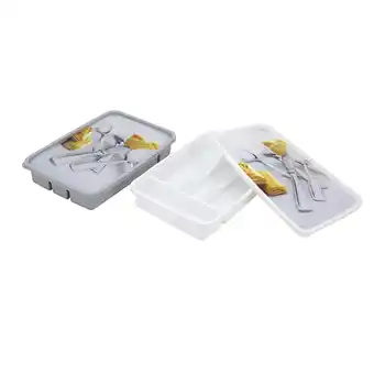 Tottus Porta cubiertos grande con tapa pp oferta