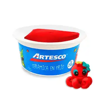 Tottus Ceramica rojo en frio 250 gr oferta