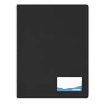 Tottus Artesco folder doble tapa a4 negro oferta