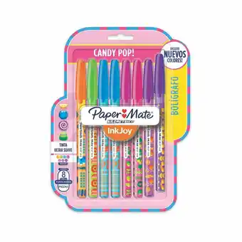 Tottus Boligrafo pm inkjoy 100st pm candy tjx8 oferta