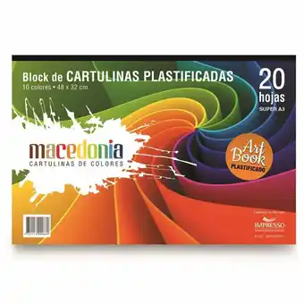 Tottus Block plastificado macedonia x 20hj oferta