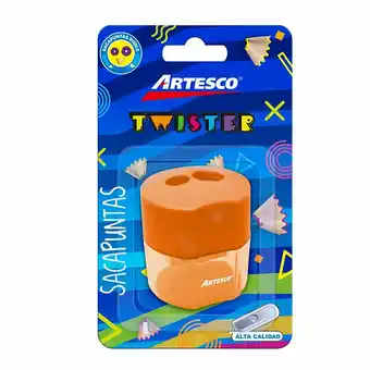 Tottus Blist. tajador plastico doble con depósito twister oferta