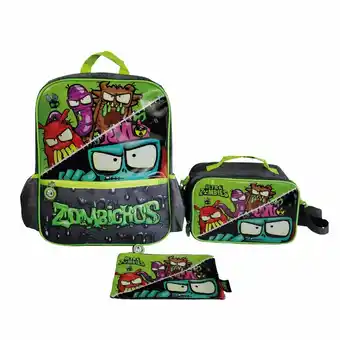 Tottus Mochila promocional + lonchera + cartuchera ultra zombies tottus 2021 oferta