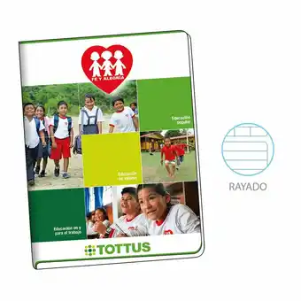 Tottus Cuaderno grapado a-4 rayado oferta