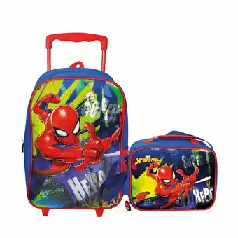 Tottus Mochirrueda promocional + lonchera spiderman tottus 2021 oferta