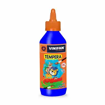 Tottus Tempera 250ml azul oferta